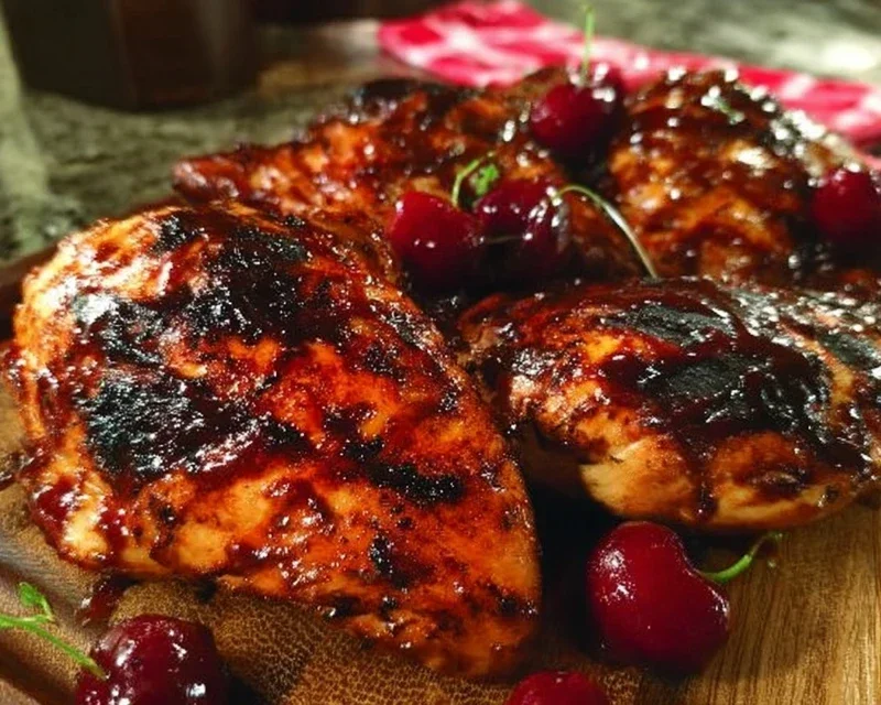 Cherry Dr. Pepper Grilled Chicken