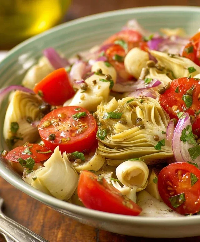 Tuscan Artichoke Tomato Salad