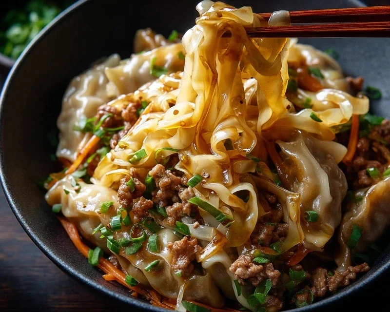 Potsticker Noodle Bowl
