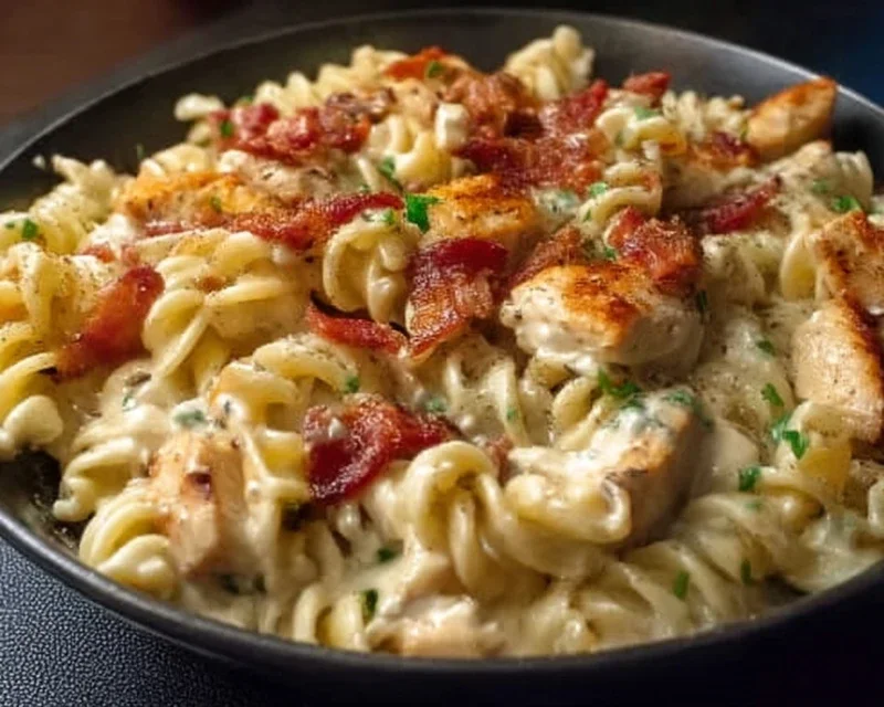 Chicken Beef Beef Bacon Ranch Pasta