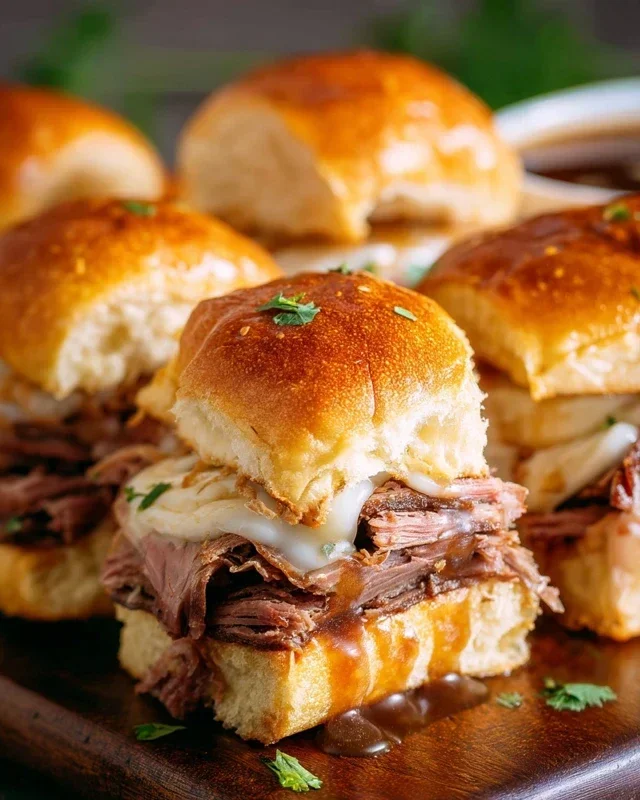Easy French Dip Sliders Recipe