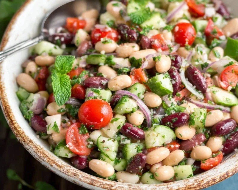Mediterranean Bean Salad