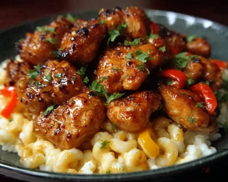 Sweet and Spicy Honey Pepper Chicken