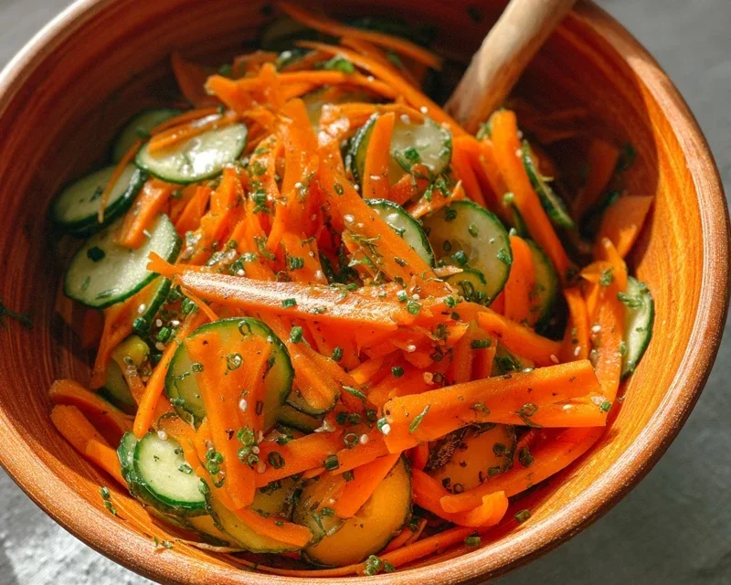 Cucumber Carrot Salad