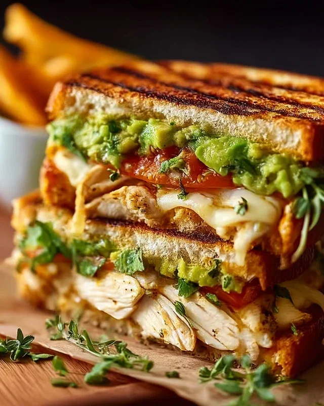 Chicken Avocado Melt Sandwich