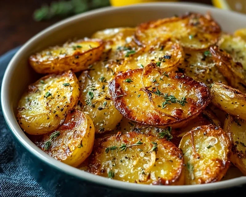 Authentic Greek Potatoes: Crispy Lemon Perfection!