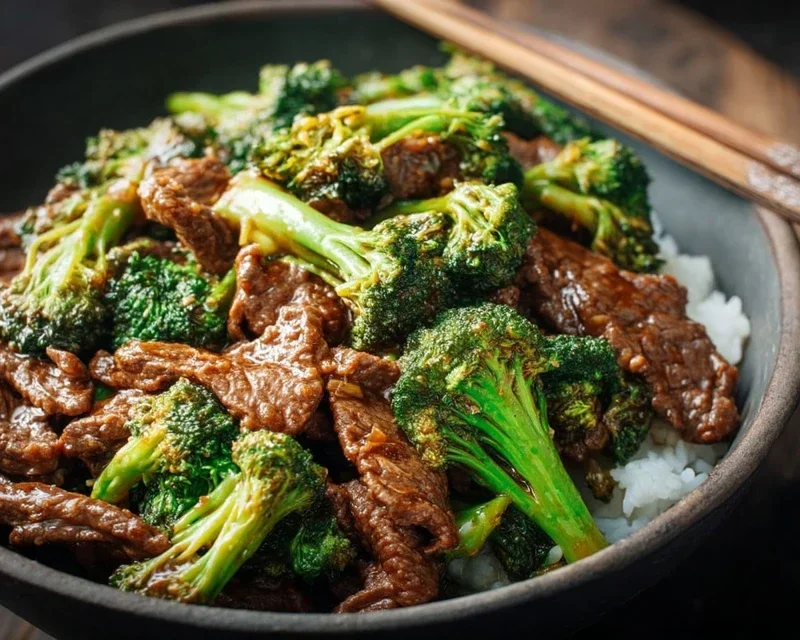 Chinese Beef and Broccoli (牛肉炒西兰花)