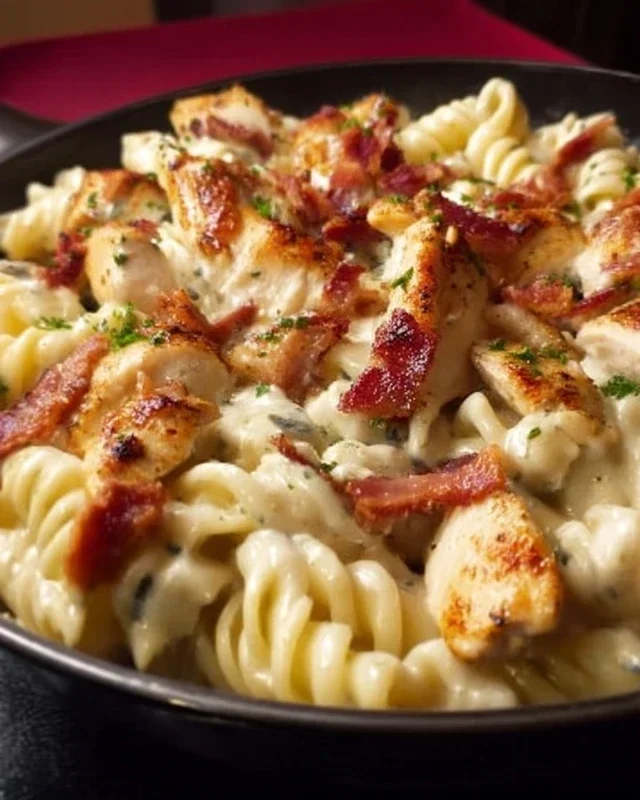 Chicken Beef Beef Bacon Ranch Pasta
