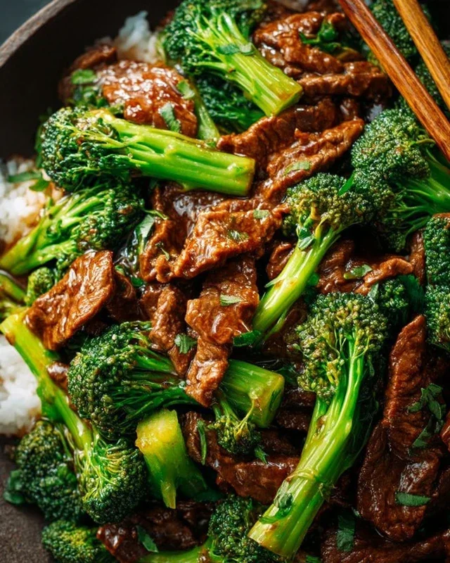 Chinese Beef and Broccoli (牛肉炒西兰花)