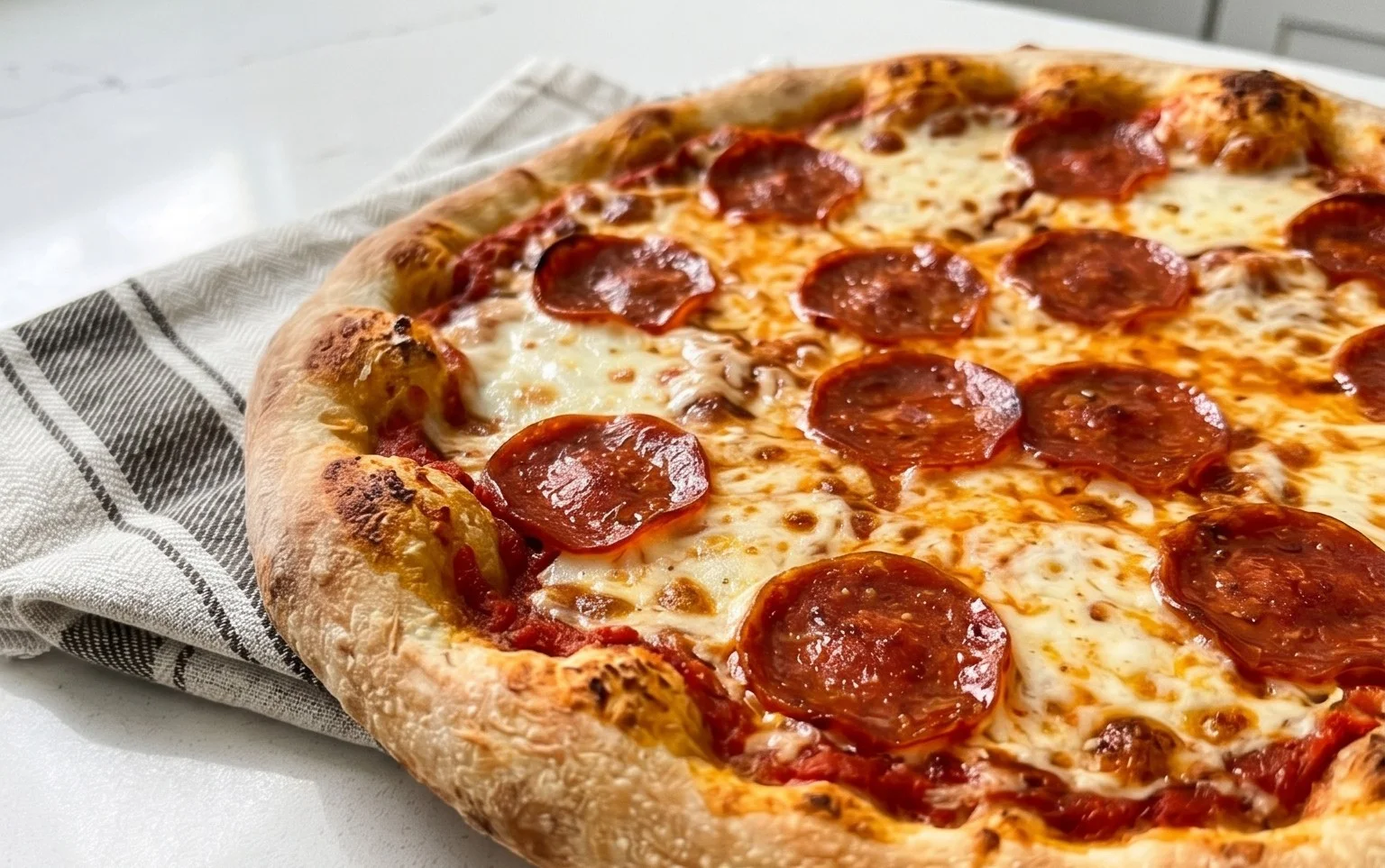 An excellent No Yeast Pizza Dough - quick easy homemade pizza!