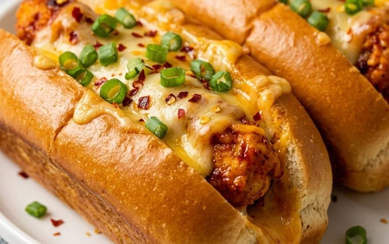 Cheesy Dynamite Chicken Buns