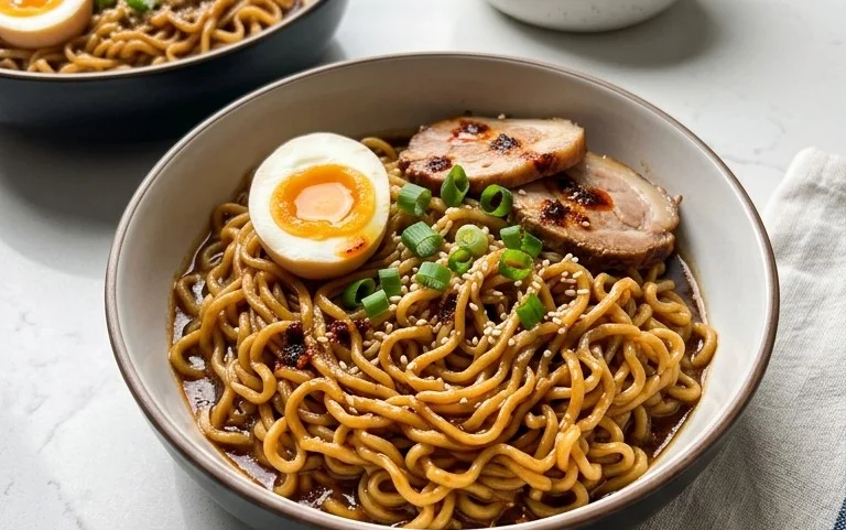 Easy Saucy Ramen Noodles