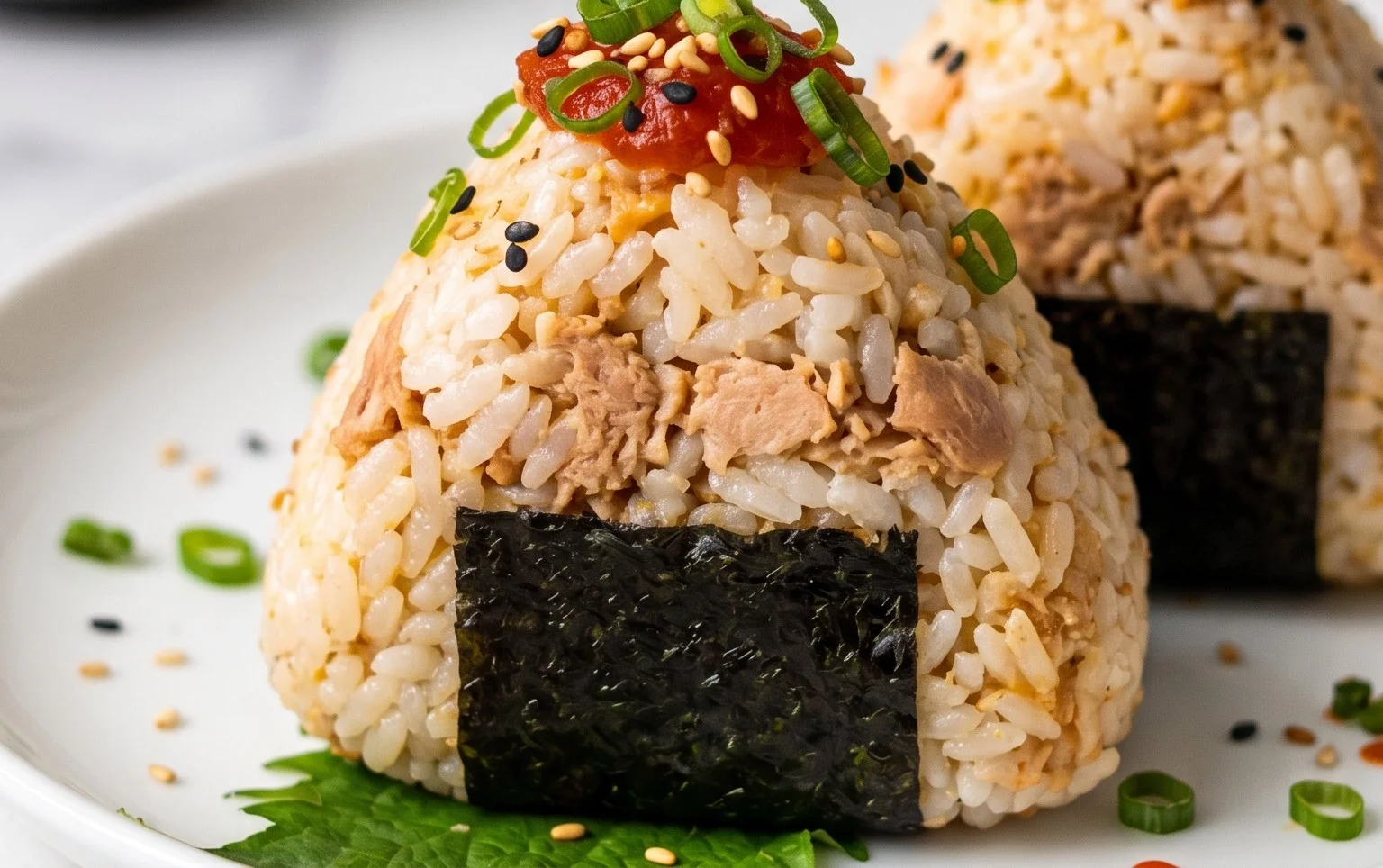 15-min. Easy Japanese Tuna Onigiri
