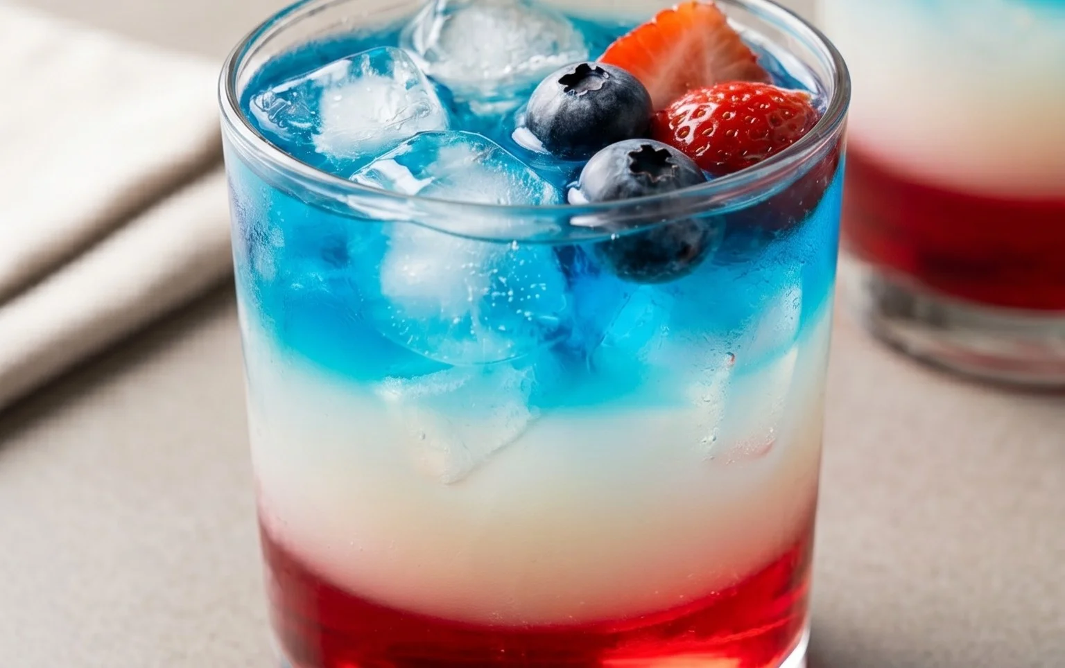 July 4th Layered Drinks Recipe