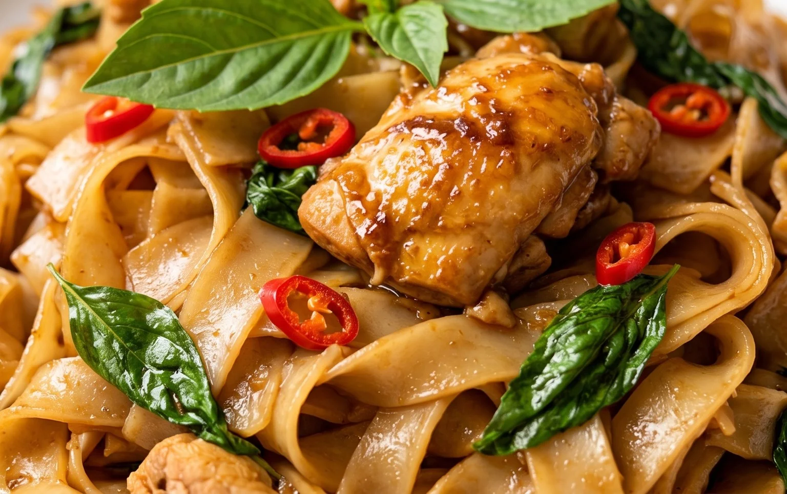 Drunken noodles