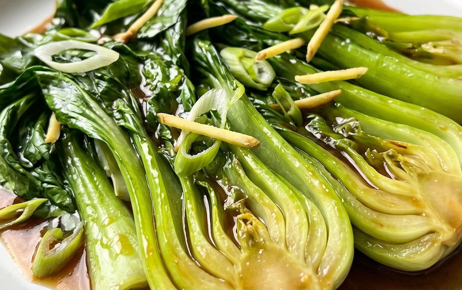 Bok Choy with Oyster Sauce