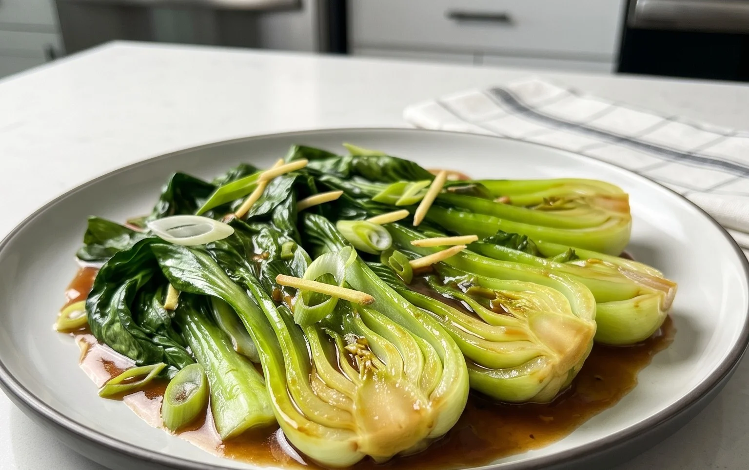 Bok Choy with Oyster Sauce