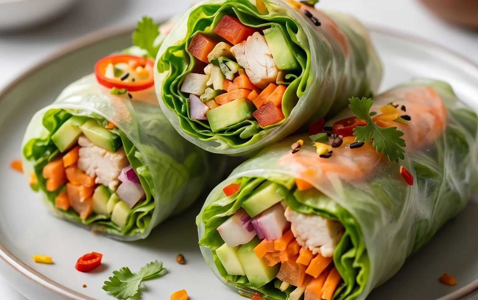 Lettuce Wrap Summer Rolls