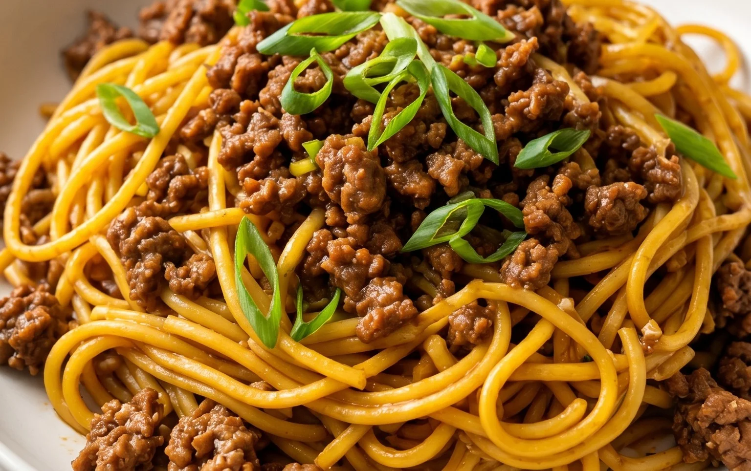 Asian Ground Beef Noodles