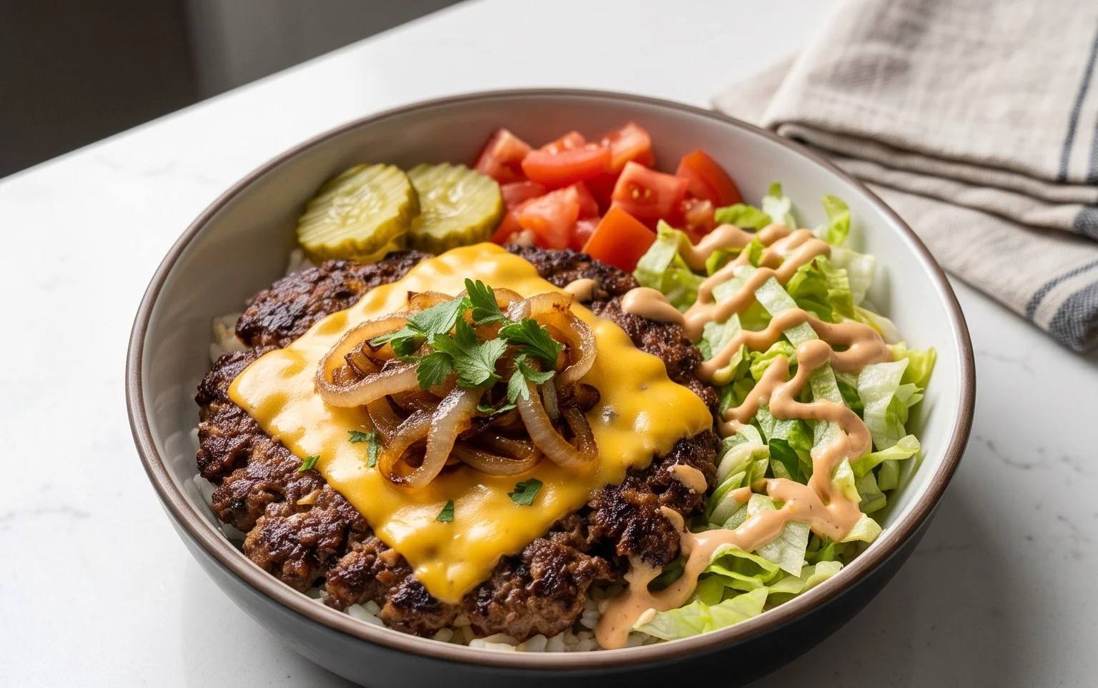 Smash Burger Bowl