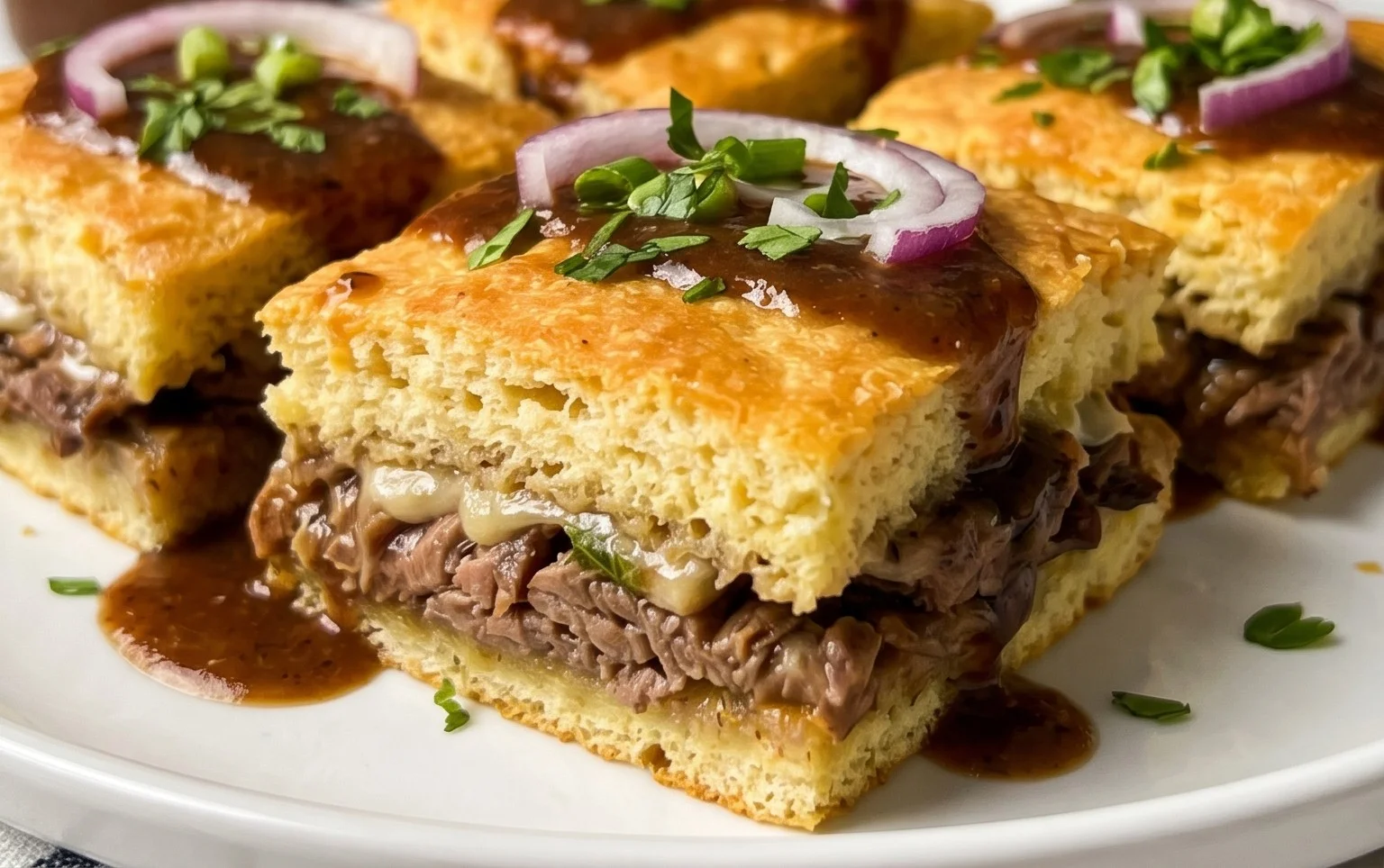 French Dip Squares