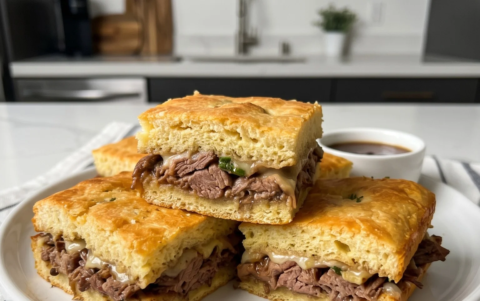 French Dip Squares