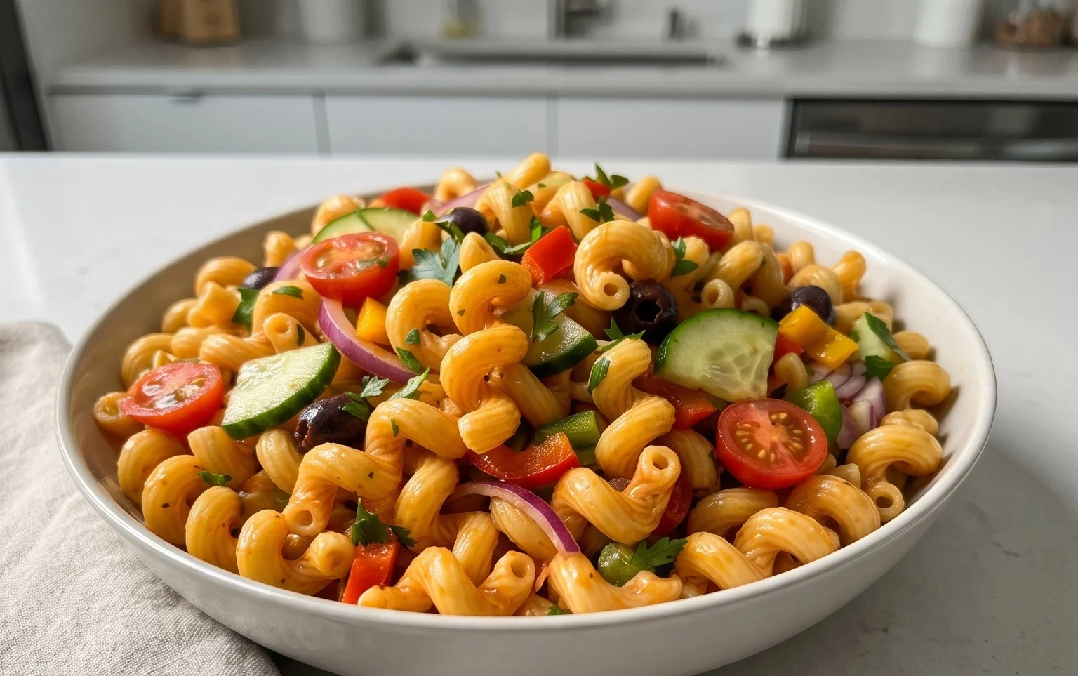 French Dressing Pasta Salad