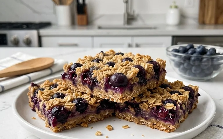Blueberry Oatmeal Bars