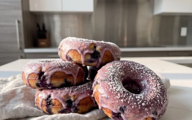 Wild Blueberry Cake Donuts