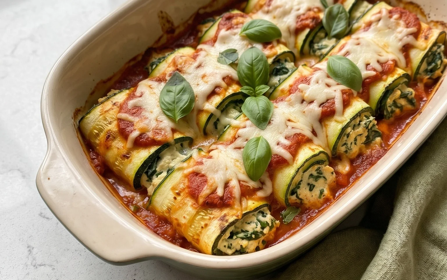 Vegan Zucchini Rollatini