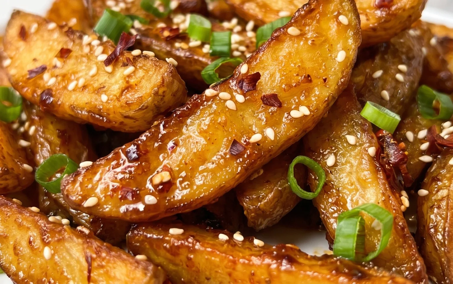 Crispy Honey Chilli Potatoes