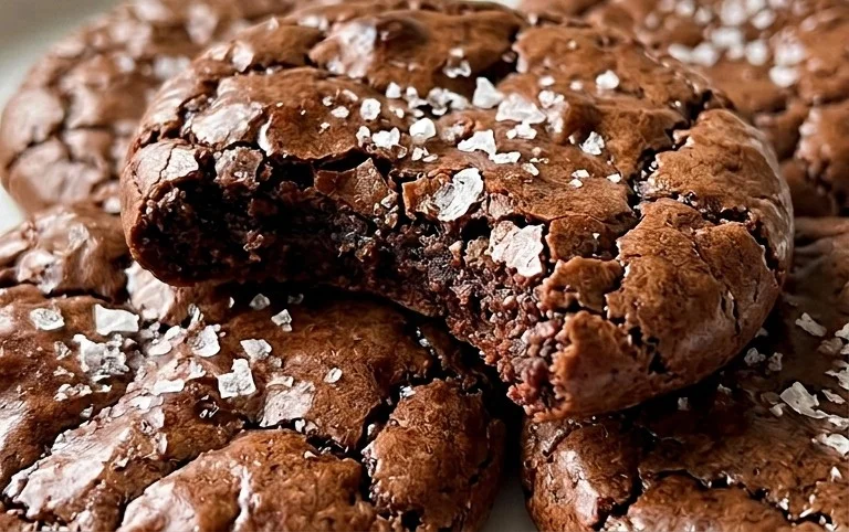 Salted Brownie Cookies
