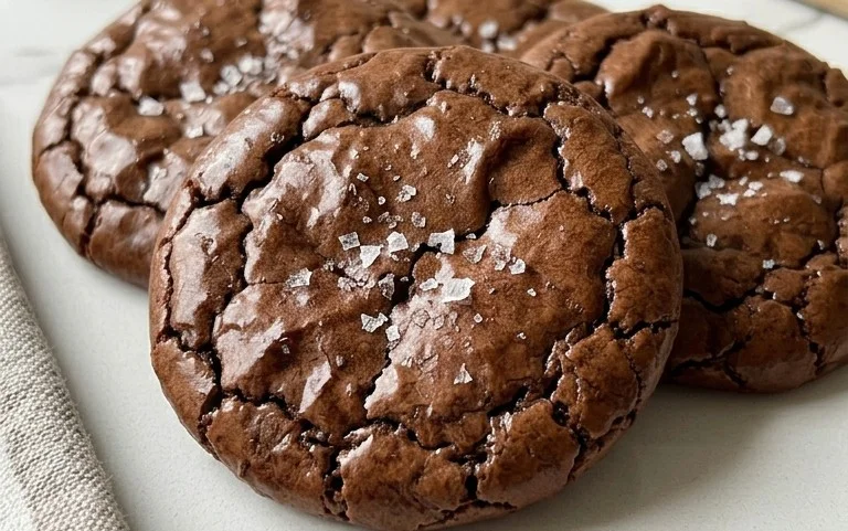 Salted Brownie Cookies
