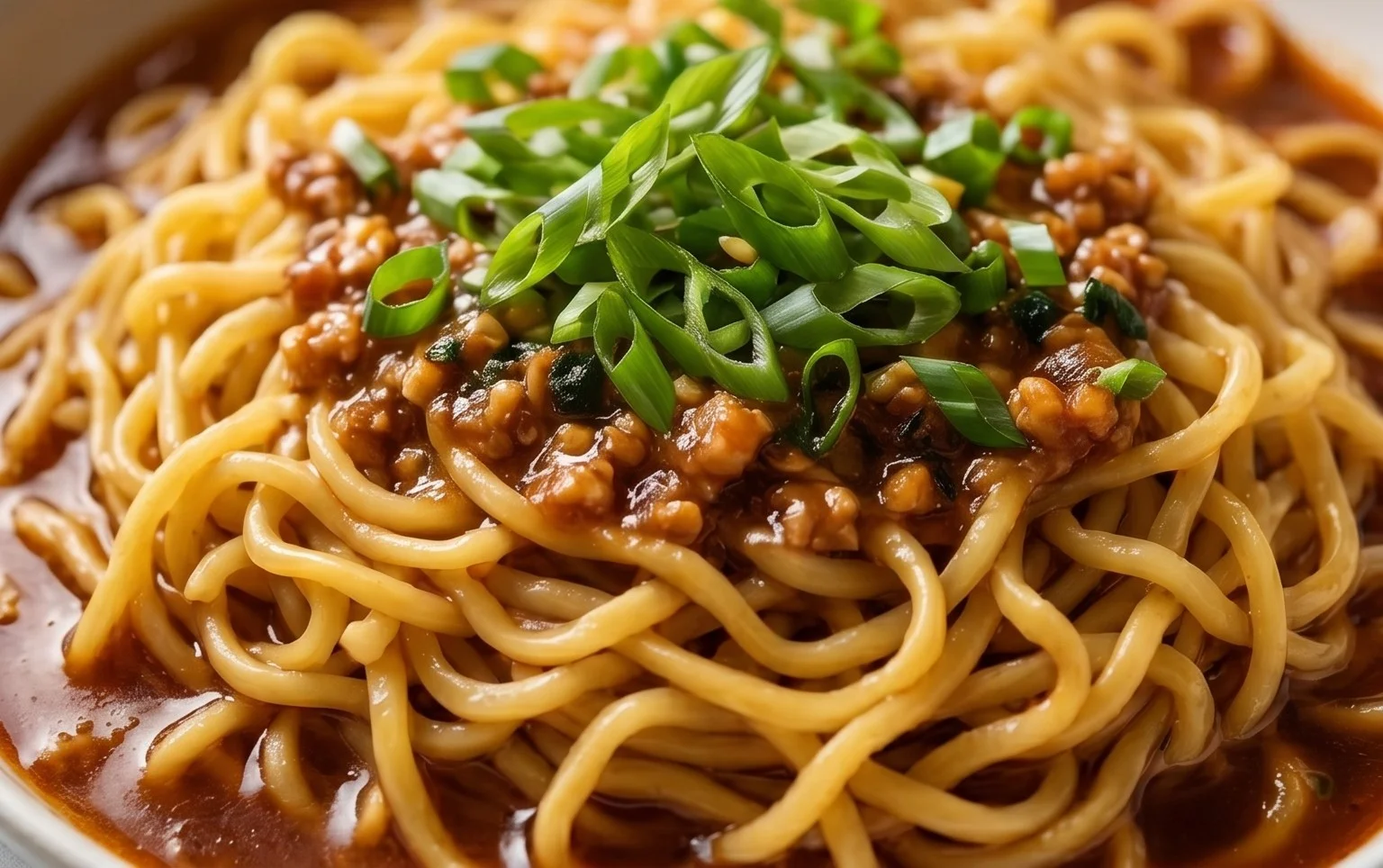 Easy Saucy Ramen Noodles