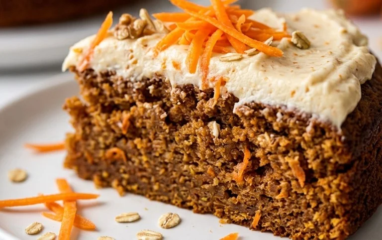 Easy Flourless Oatmeal Carrot Cake Recipe