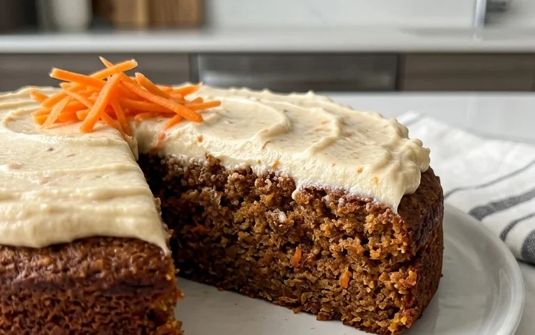Easy Flourless Oatmeal Carrot Cake Recipe