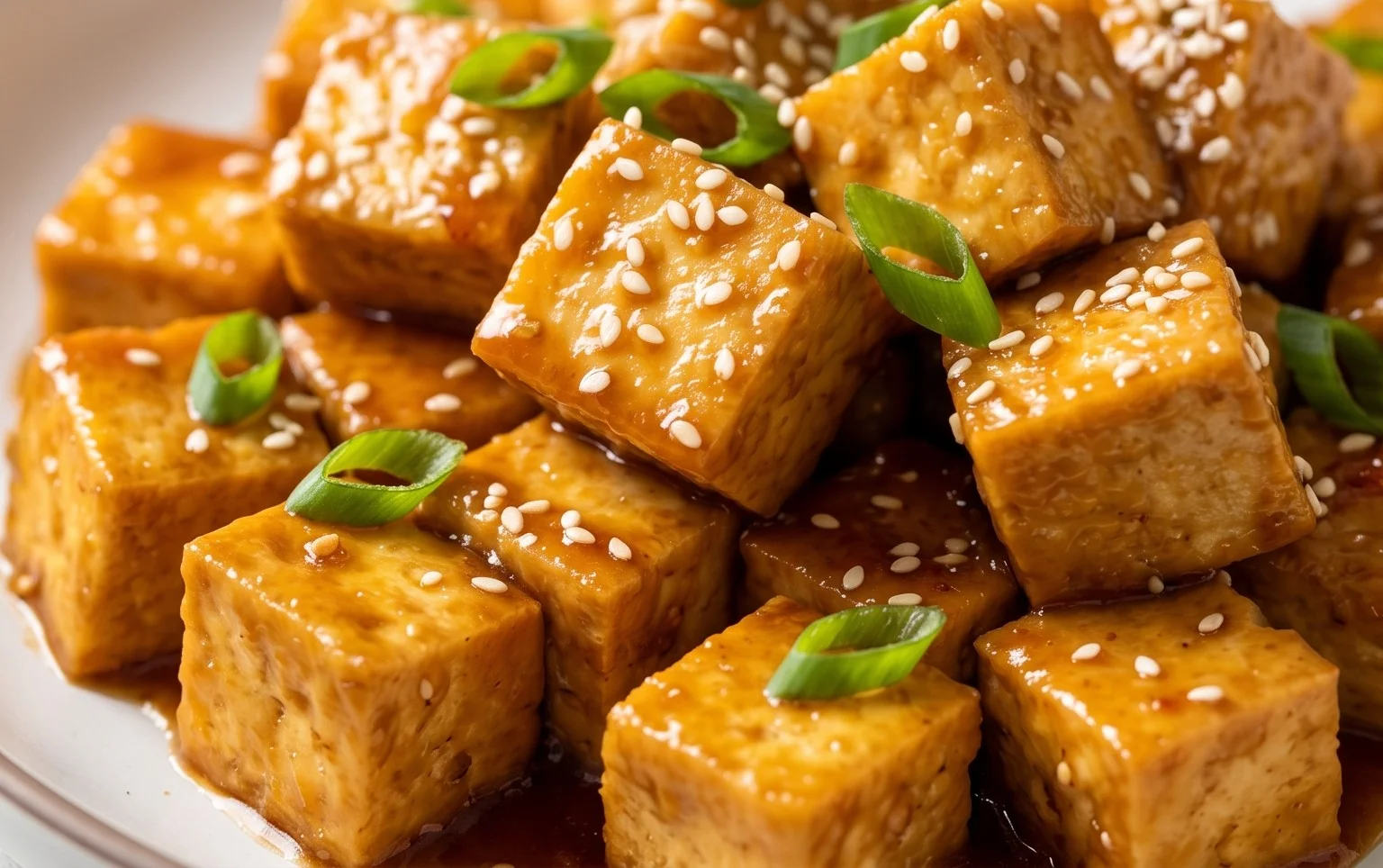 Honey Garlic Tofu
