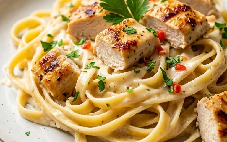 Low Calorie Chicken Alfredo