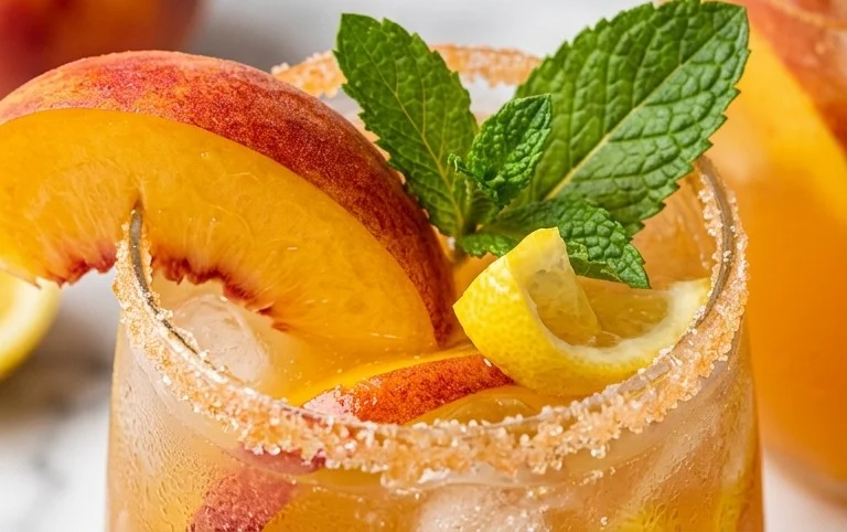 Refreshing Peach Lemonade
