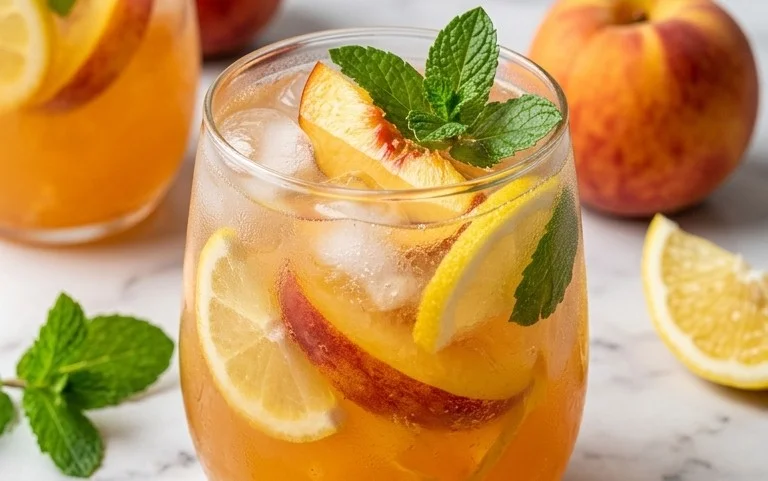 Refreshing Peach Lemonade