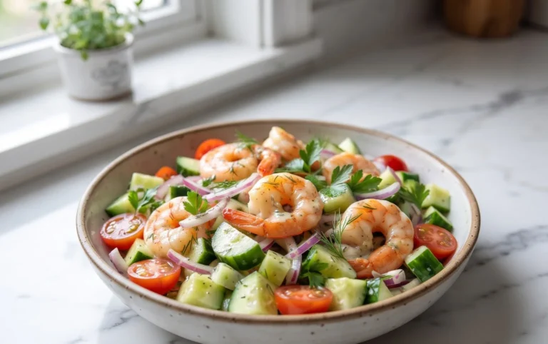 Cucumber Shrimp Salad