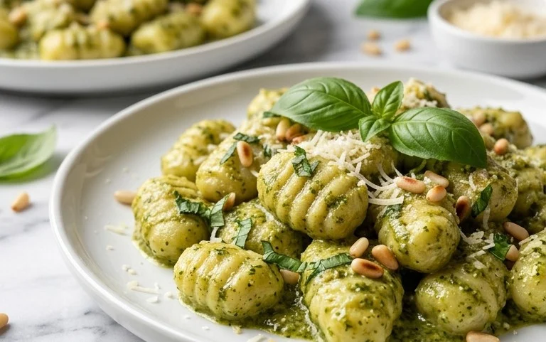 Creamy Pesto Gnocchi