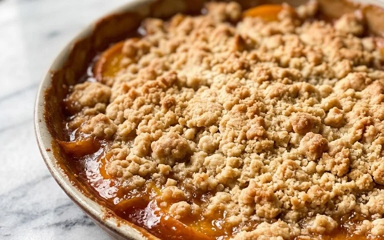 The Easiest Southern Peach Cobbler