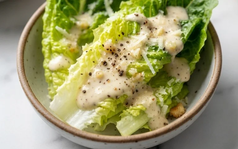 Caesar Salad Dressing (Classic, Creamy & 5 Minutes) 🥗