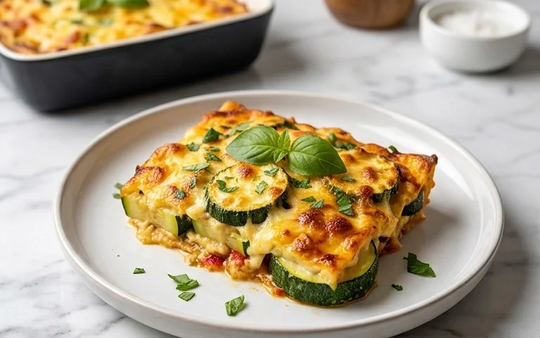 Baked Zucchini and Cheese