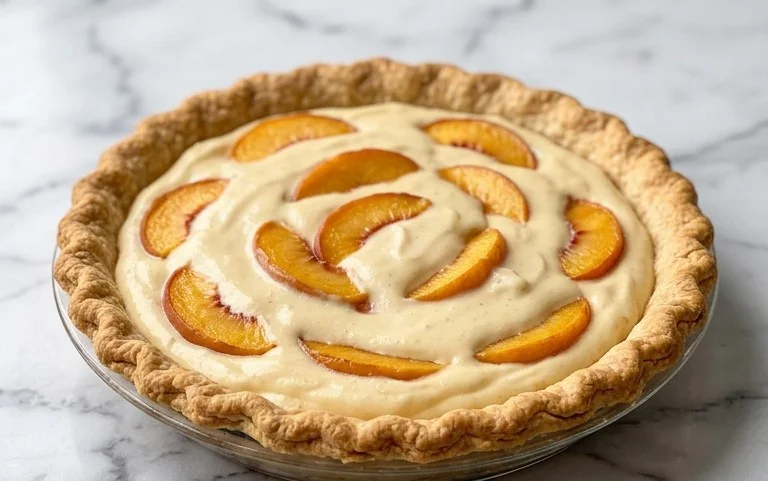 Peaches and Cream Pie