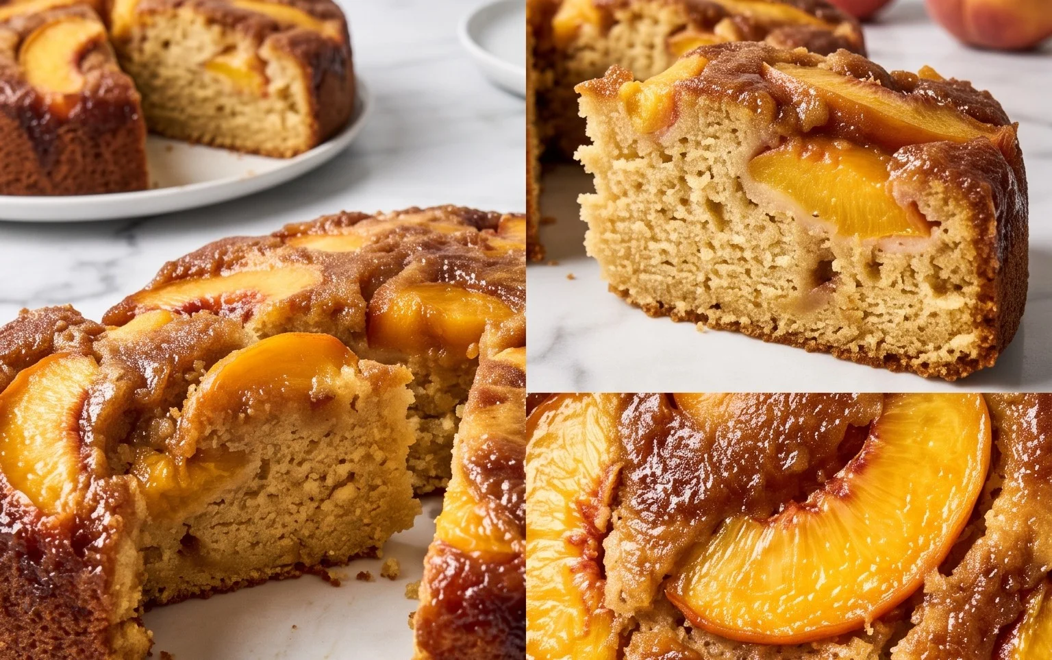 Brown Sugar Peach Cake