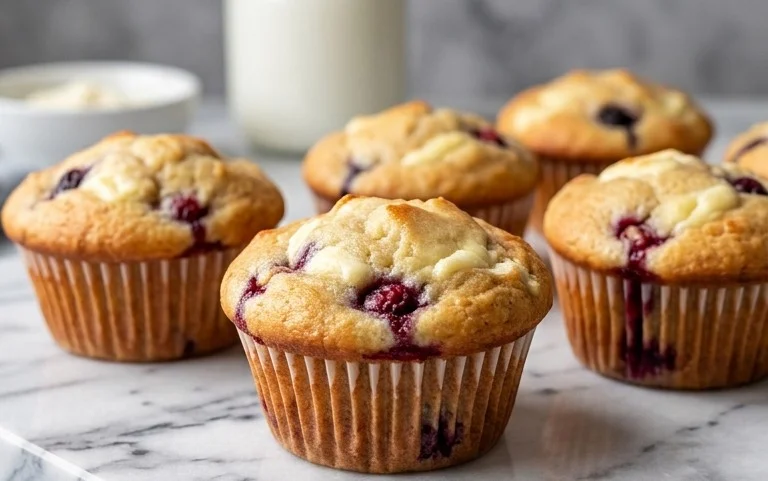 Berry Cream Cheese Muffins