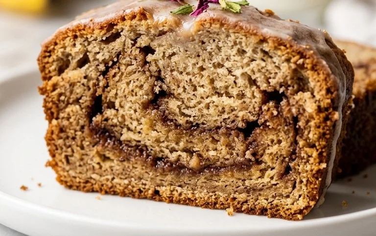 Cinnamon Roll Banana Bread