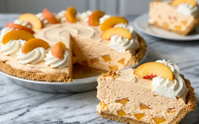 Peach Chiffon Pie